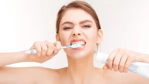 Brushing harder